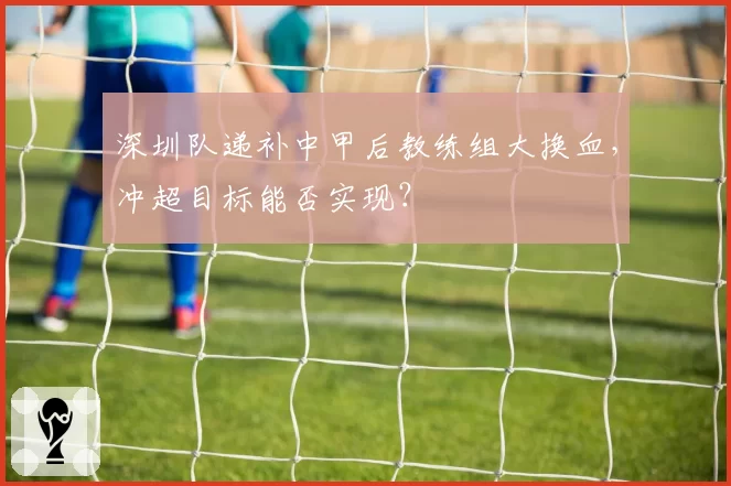 深圳队递补中甲后教练组大换血,冲超目标能否实现?